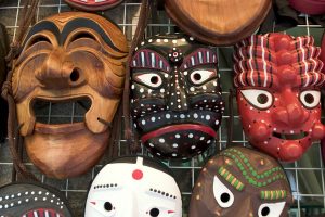 Different masks in Korea