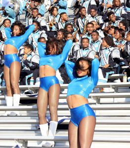 Jackson State University Sonic Boom of South featuring the J-Settes vs. Prairie View A&M University Marching Storm featuring the Black Foxes.