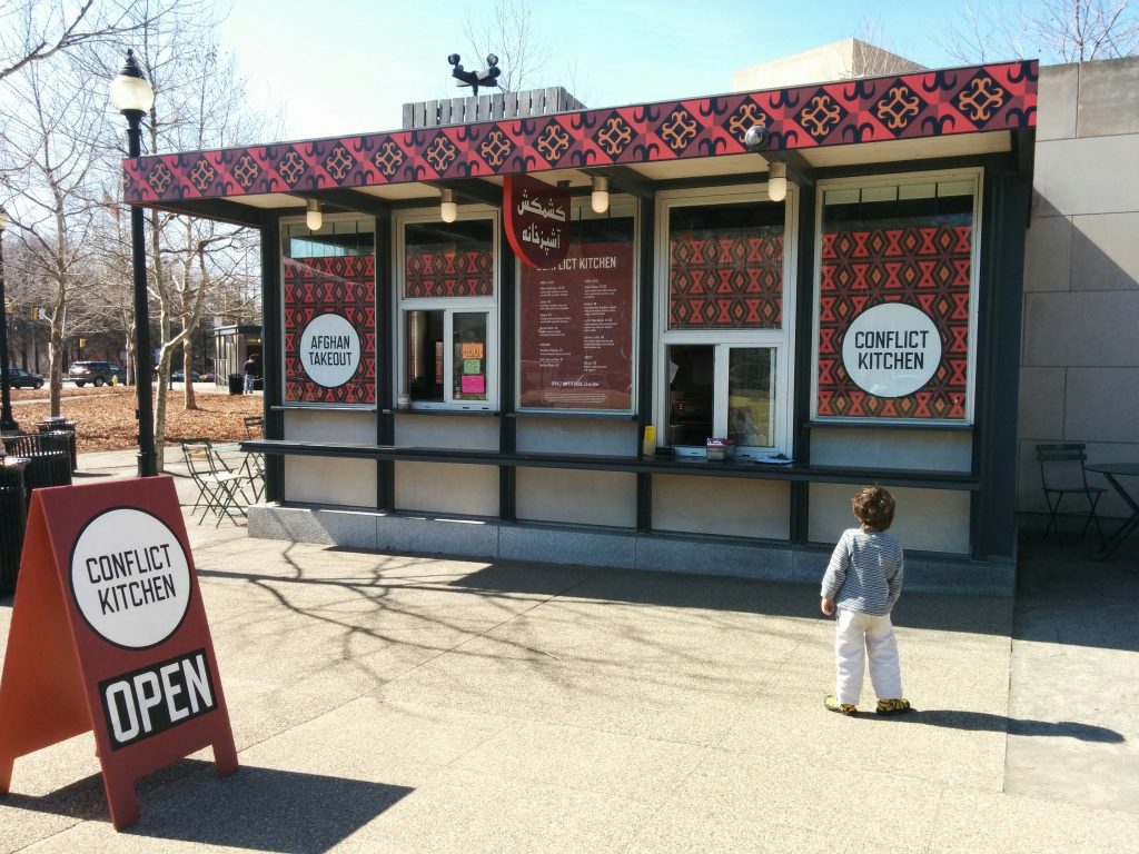 An image of the Afghan version of Conflict Kitchen